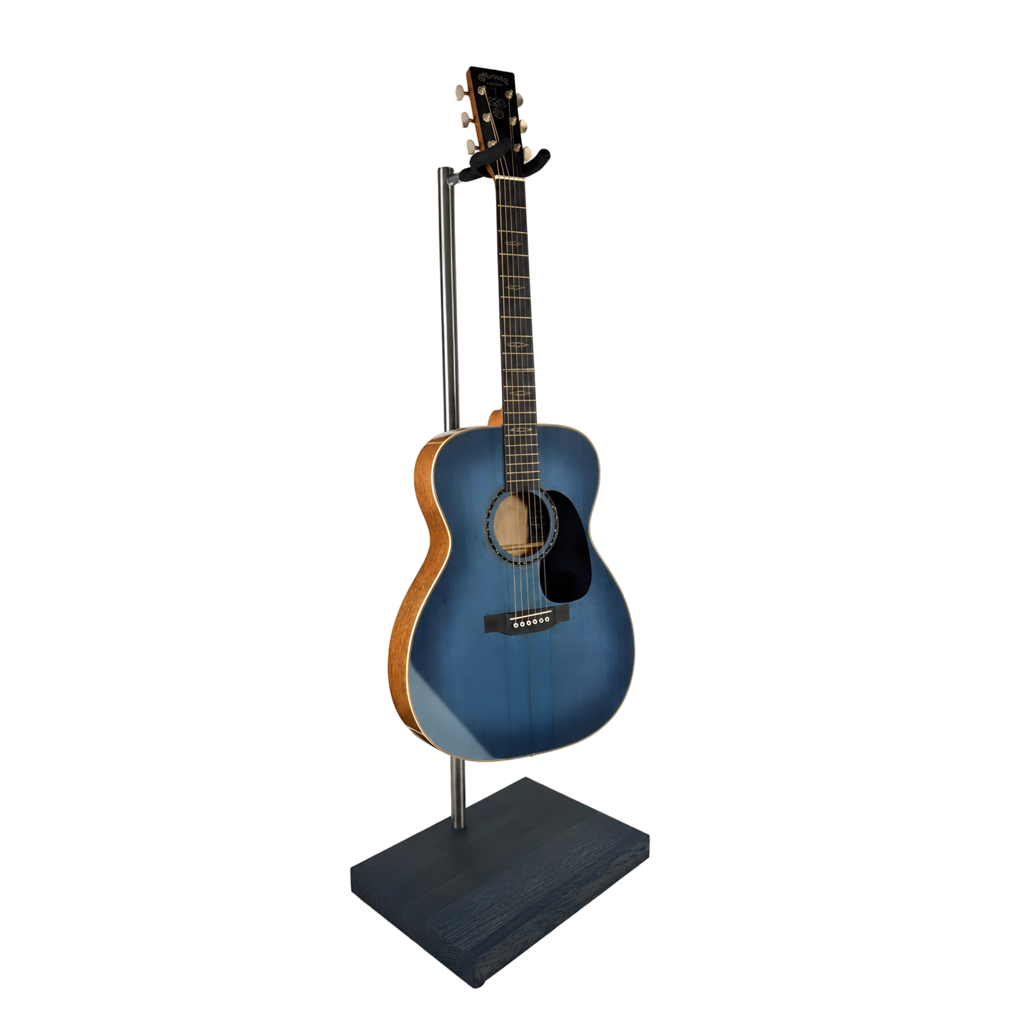Premium wooden stand for acoustic and classical guitars