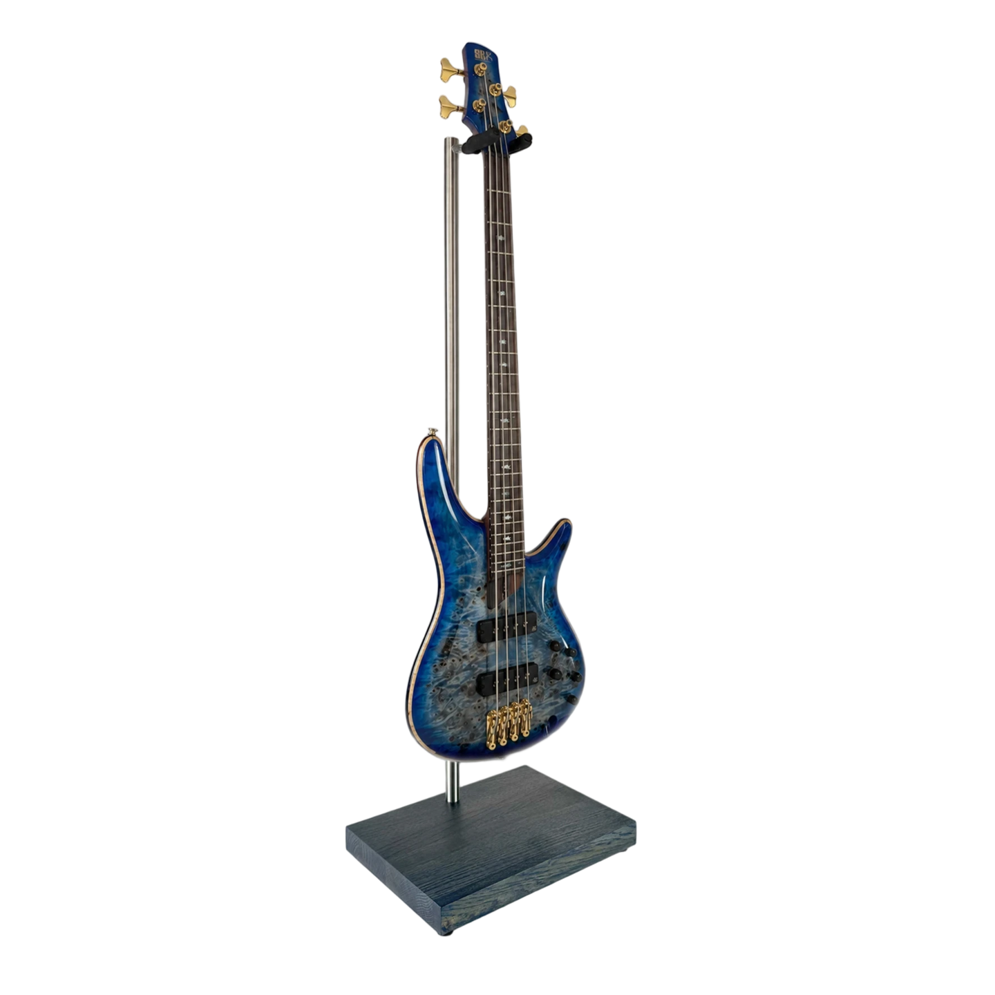 Premium oak stand for a bass guitar